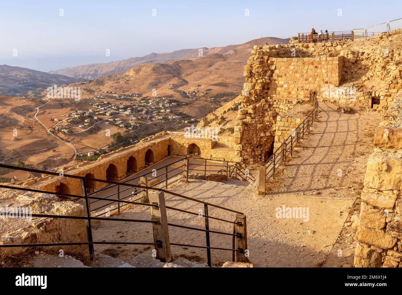 Medieval Crusaders Castle in Al Karak, Jordan Stock Photo - Alamy