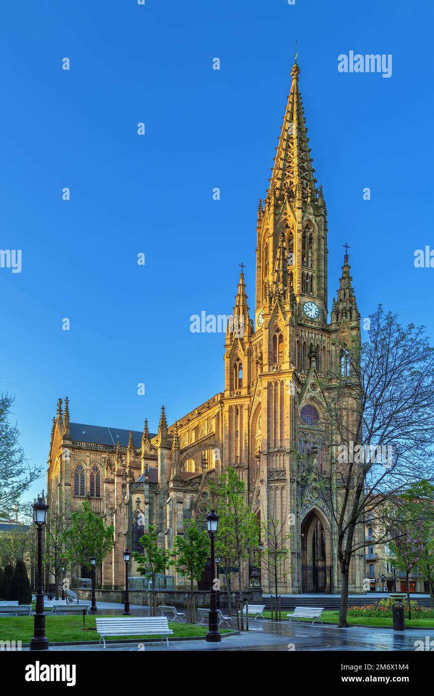 san-sebastian-cathedral-spain-stock-photo-alamy