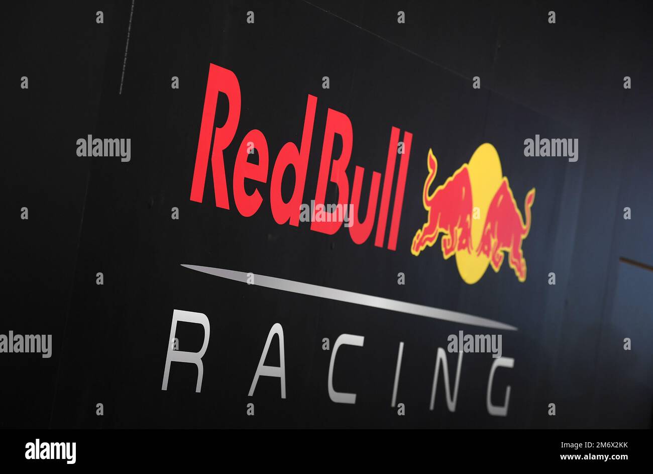 Las Vegas, USA. 05th Jan, 2023. A Redbull Racing sign is displayed during CES 2023 at the Las Vegas Convention Center in Las Vegas, NV on January 5, 2023. (Photo by Bryan Steffy/Sipa USA) Credit: Sipa USA/Alamy Live News Stock Photo