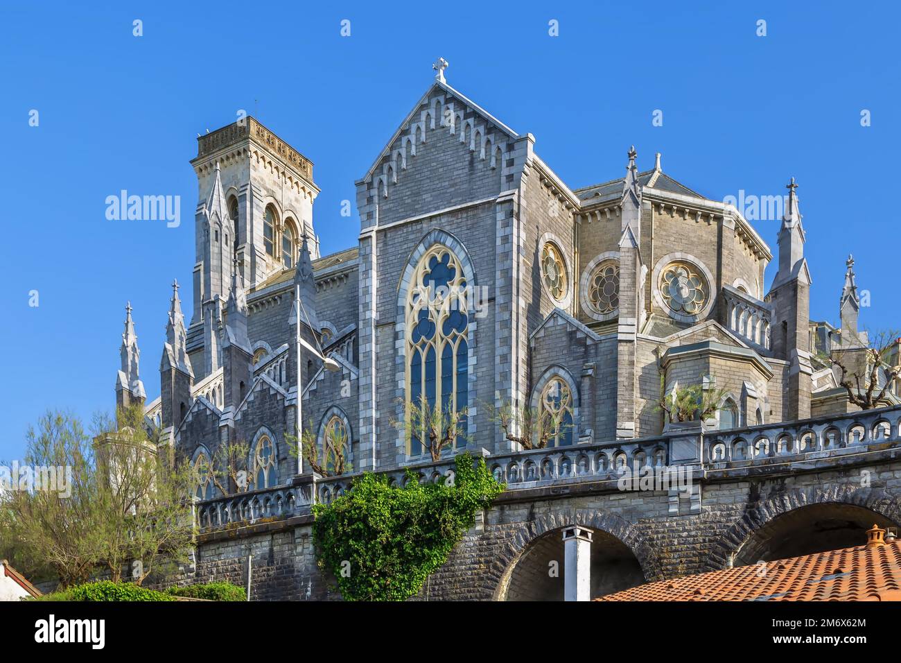 Church of Saint Eugenie, Biarritz, France Stock Photo Alamy