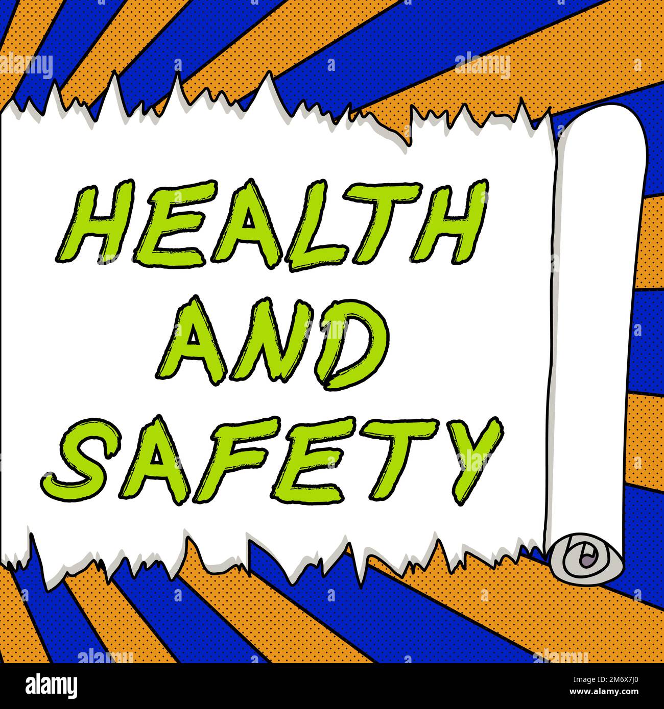 Conceptual caption Health And Safety. Business concept Taking the