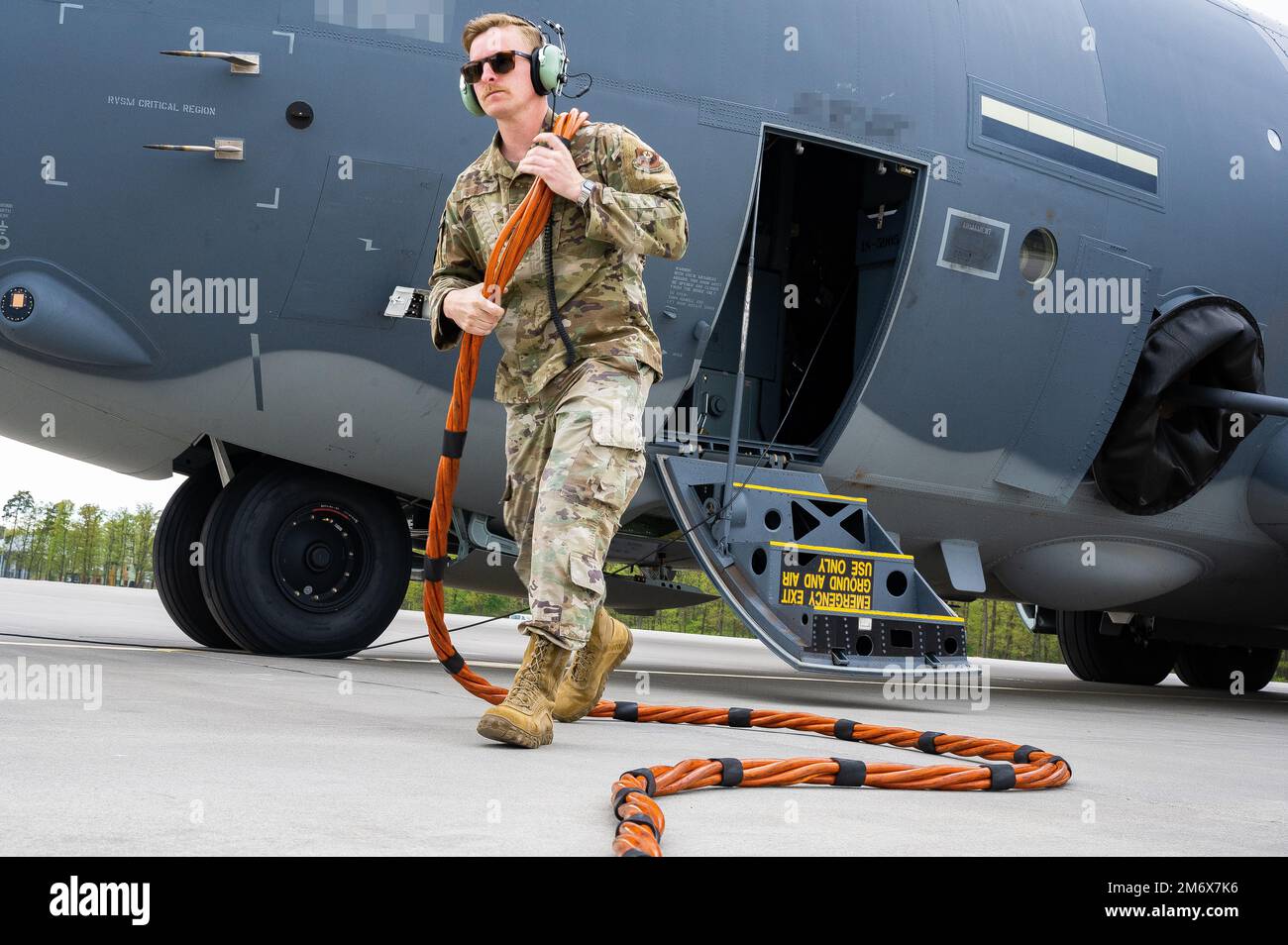 Staff Sgt. Chandler Swaim, an aircraft guidance and control systems