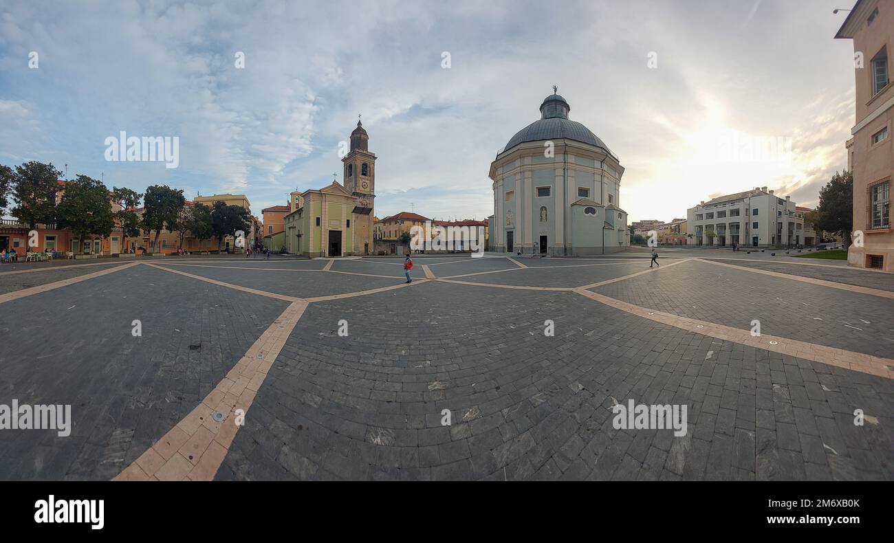 Church in Loano Stock Photo - Alamy