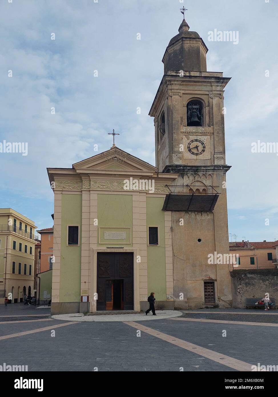 Church in Loano Stock Photo - Alamy