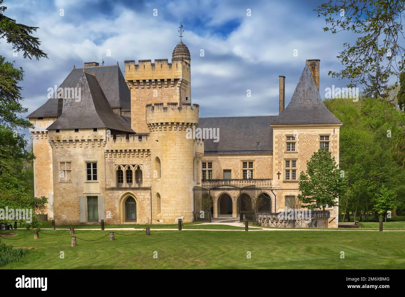 Chateau de Campagne, France Stock Photo