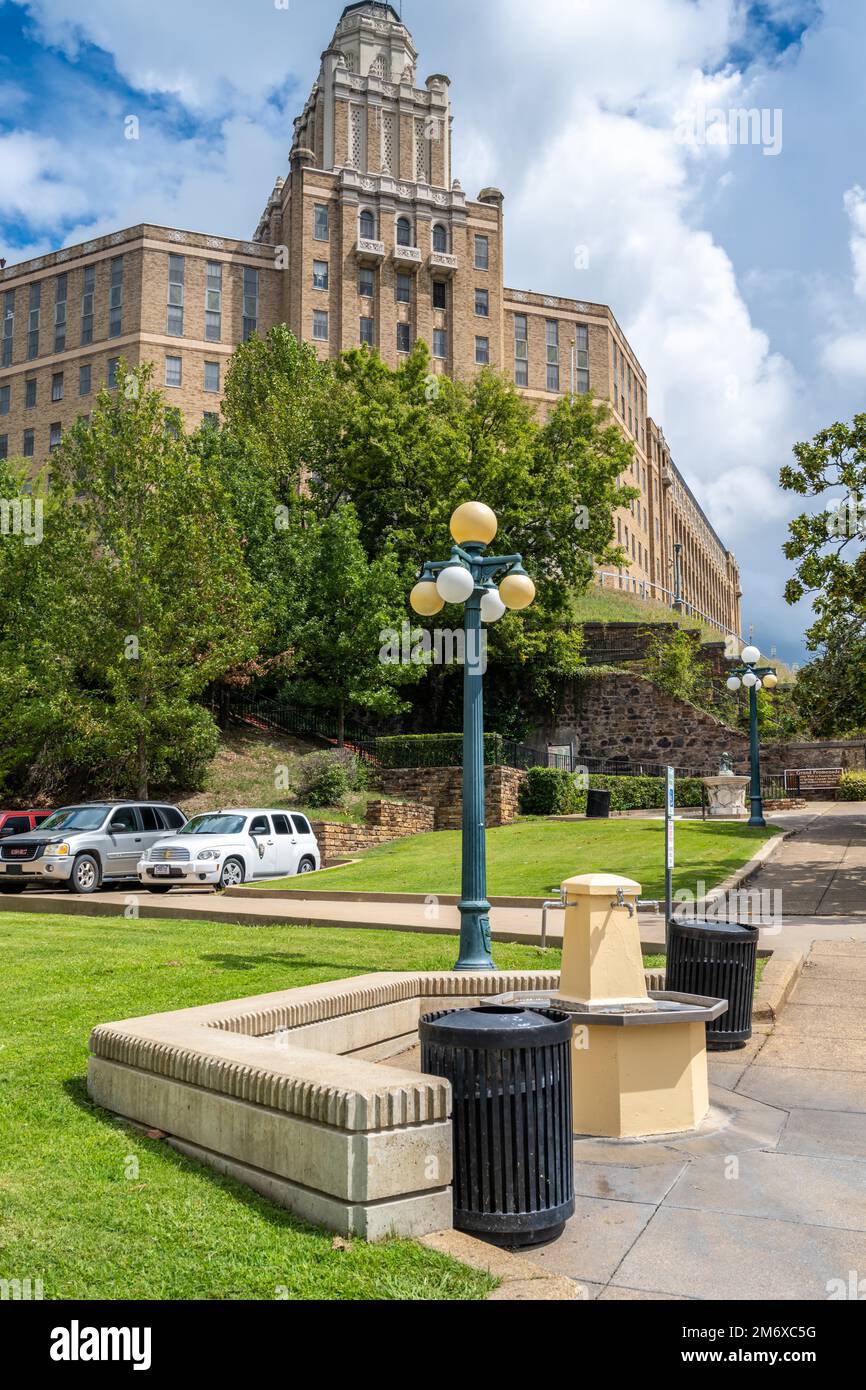 The very beautiful town of Hot Springs, Arkansas Stock Photo