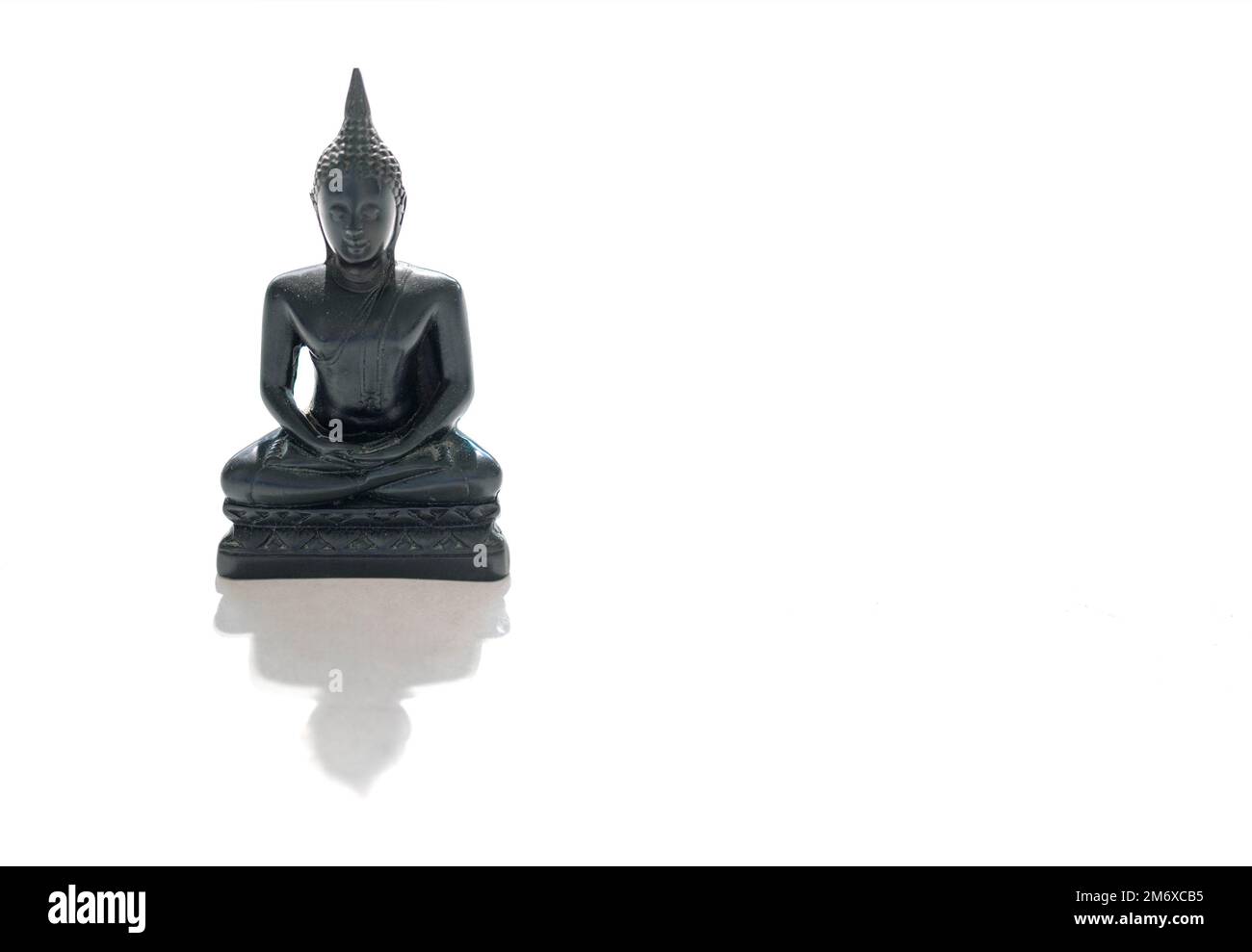 Buddha Figure Isolated On White background Stock Photo