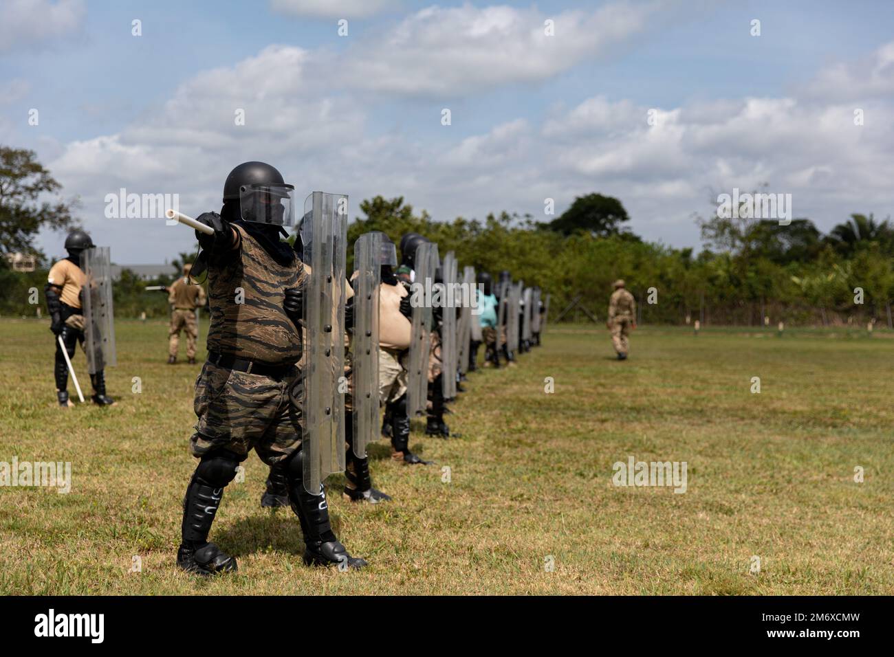 Servicemembers from partner nations participating in Operation