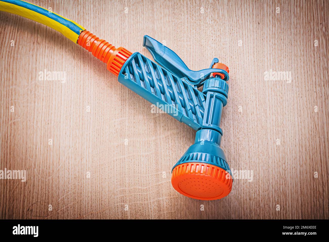 Spray nozzle on rubber hose hi-res stock photography and images - Alamy