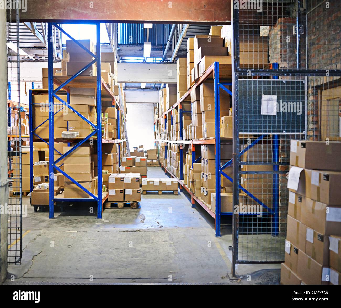 From warehouse to destination. the inside of a packaging and
