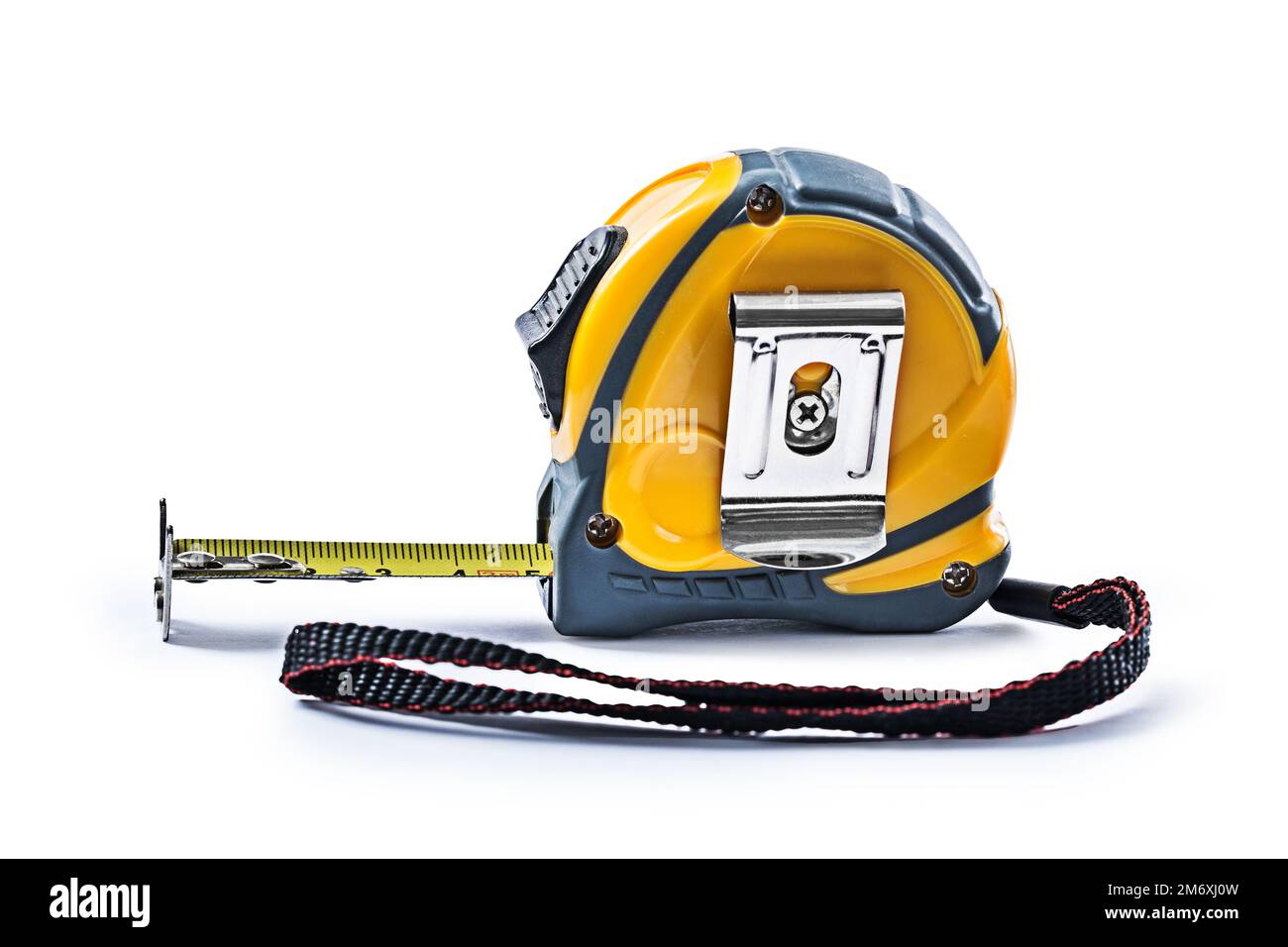 construction roulette isolated on white background Stock Photo
