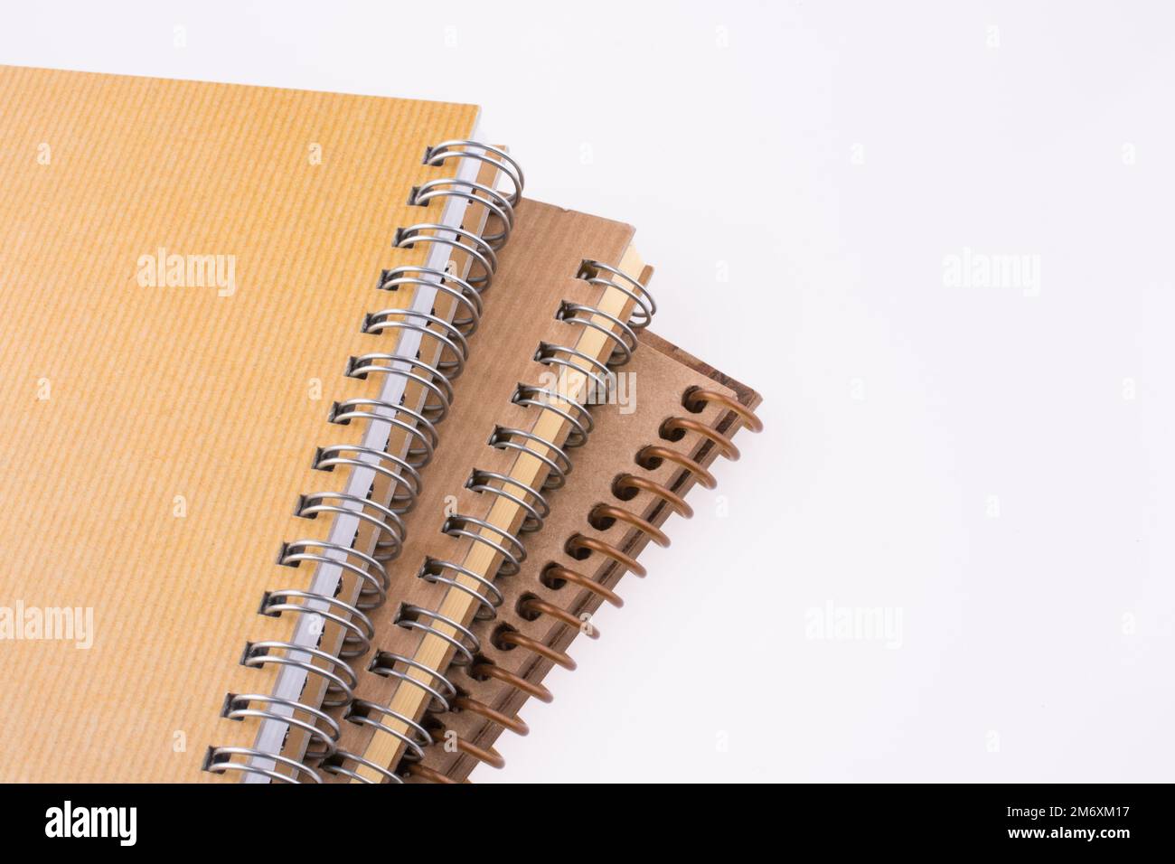 Spiral Notebooks Stock Photo