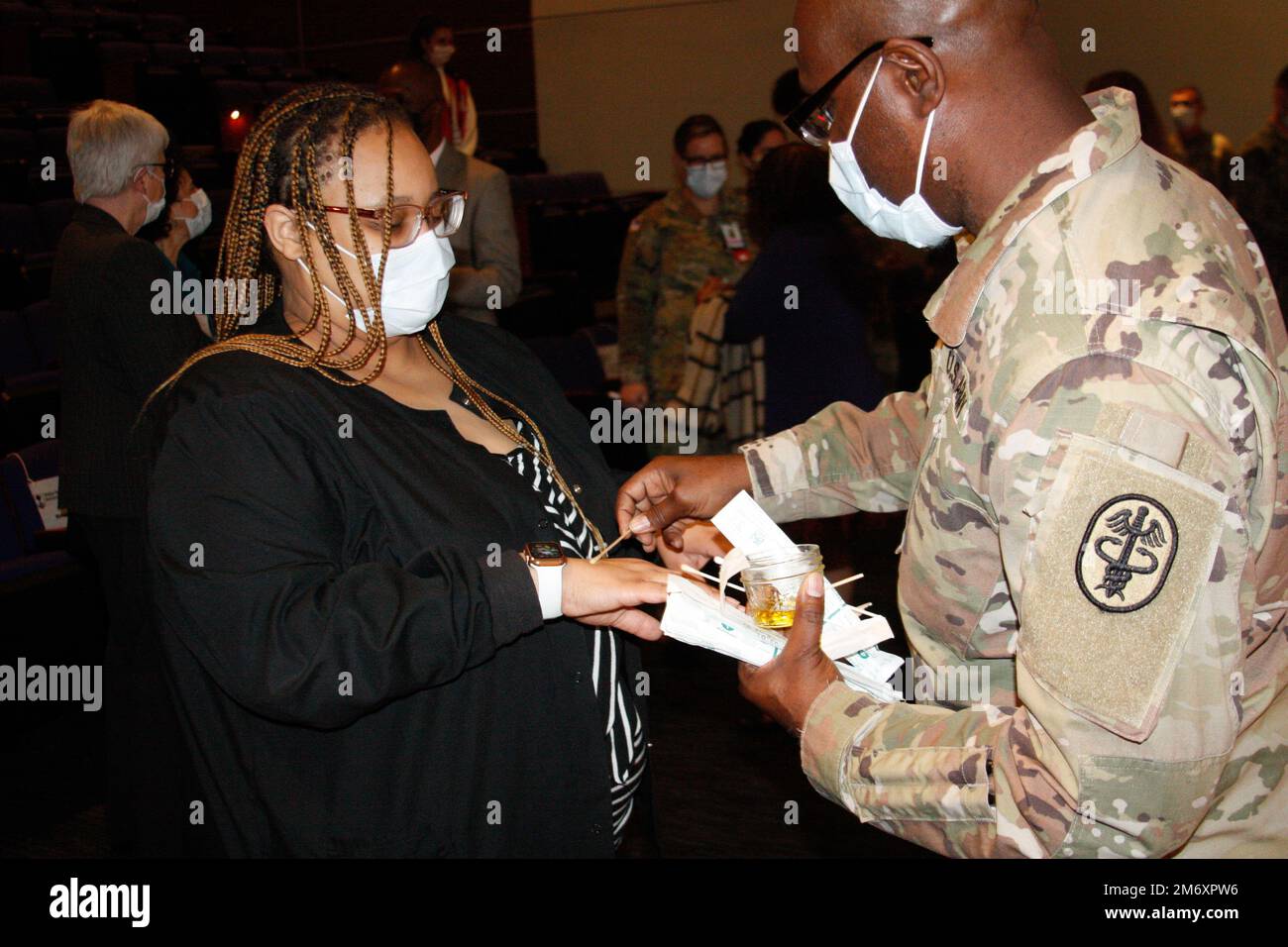 Chaplains at Walter Reed National Military Medical Center bless the ...