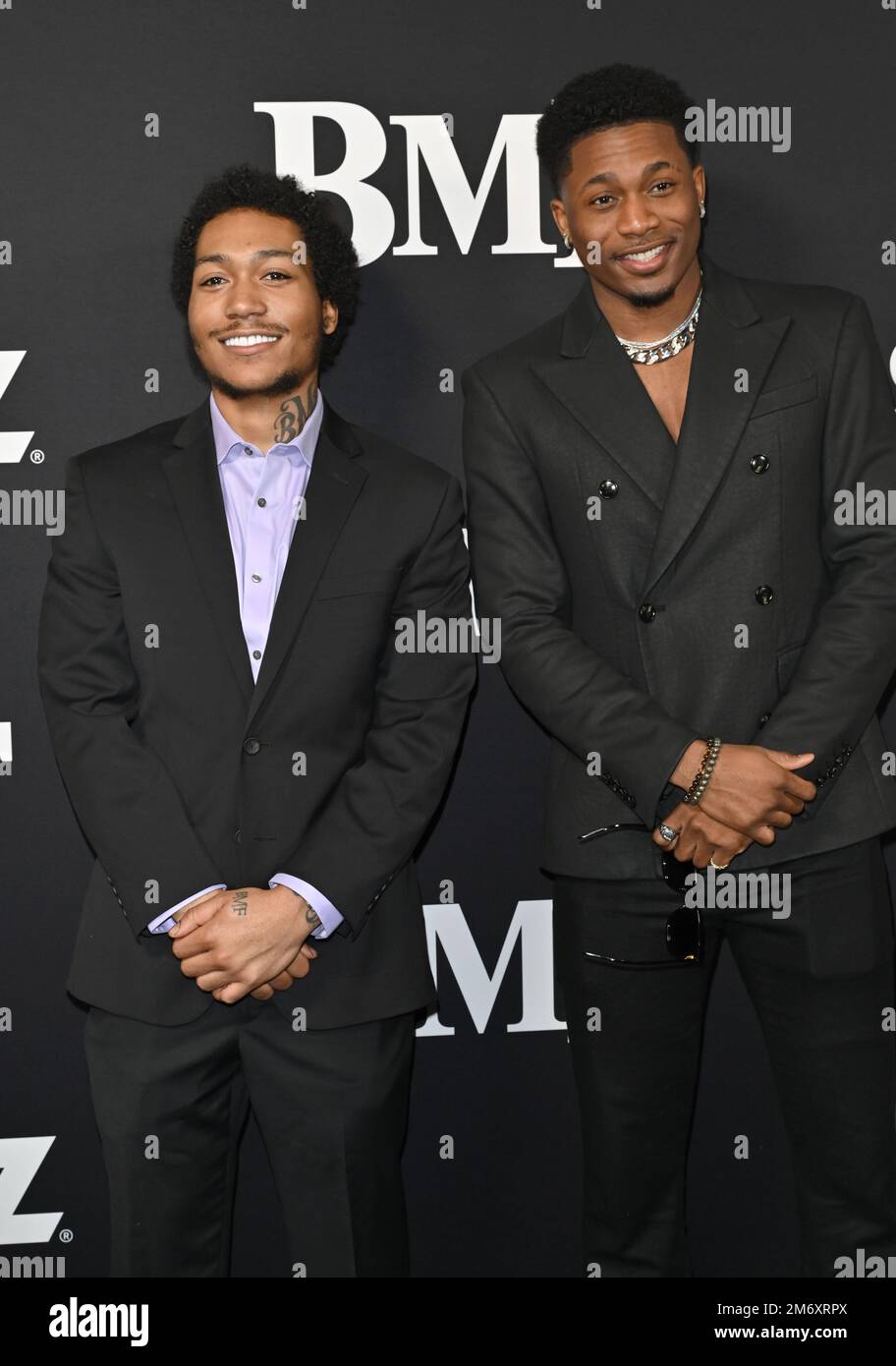 Los Angeles, USA. 05th Jan, 2023. Demetrius Flenory Jr. & DaVinchi At
