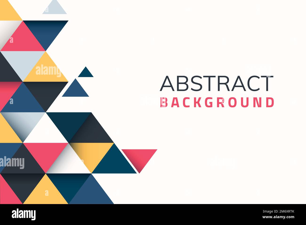 Abstract multicolor geometric background vector Stock Vector Image