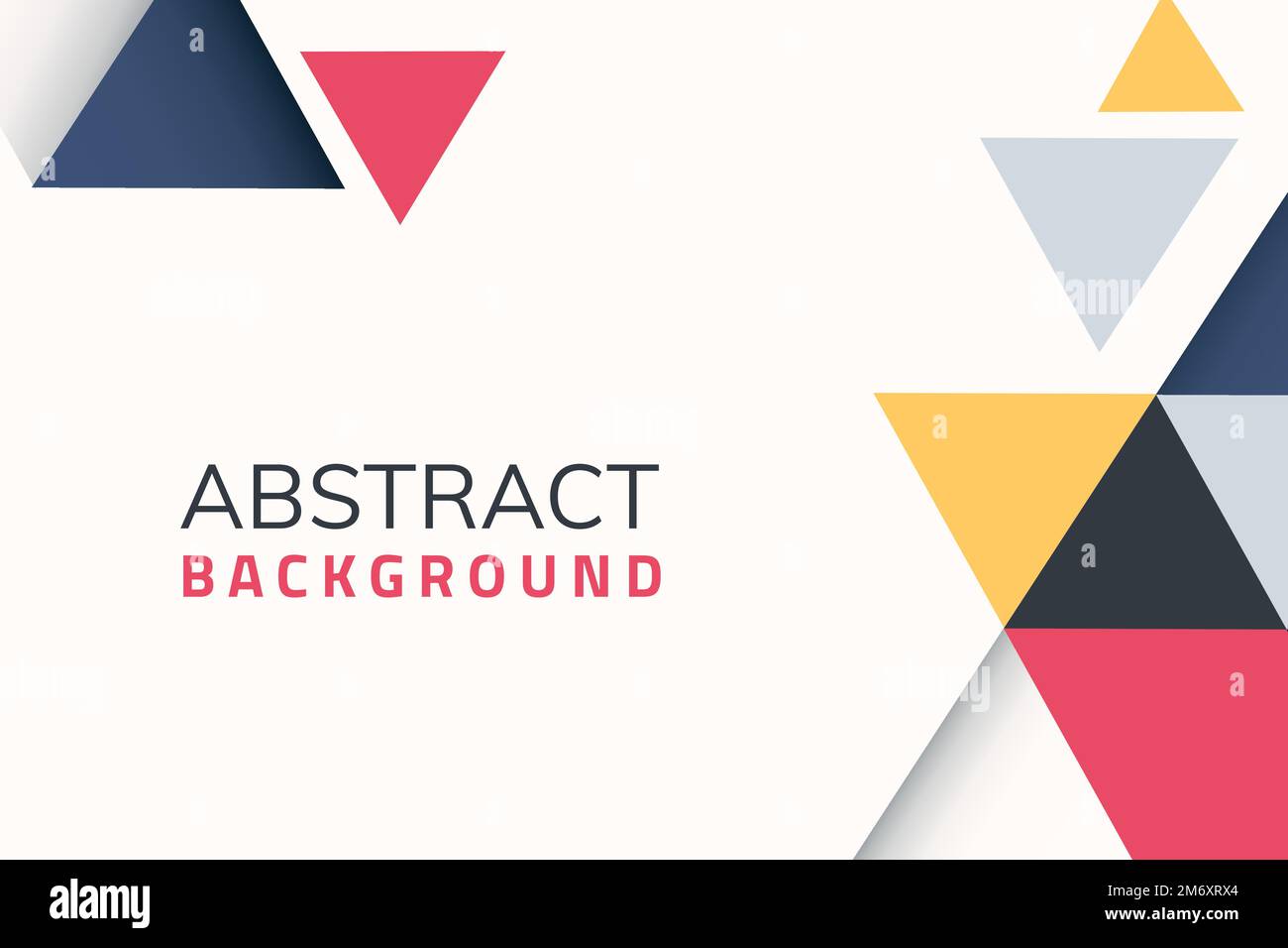 Abstract multicolor geometric background vector Stock Vector