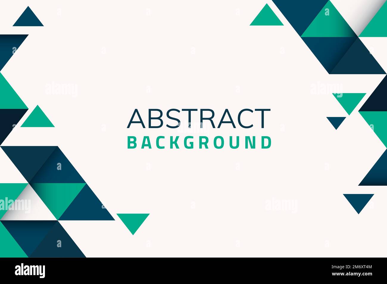 Abstract blue and green geometric background vector Stock Vector Image ...