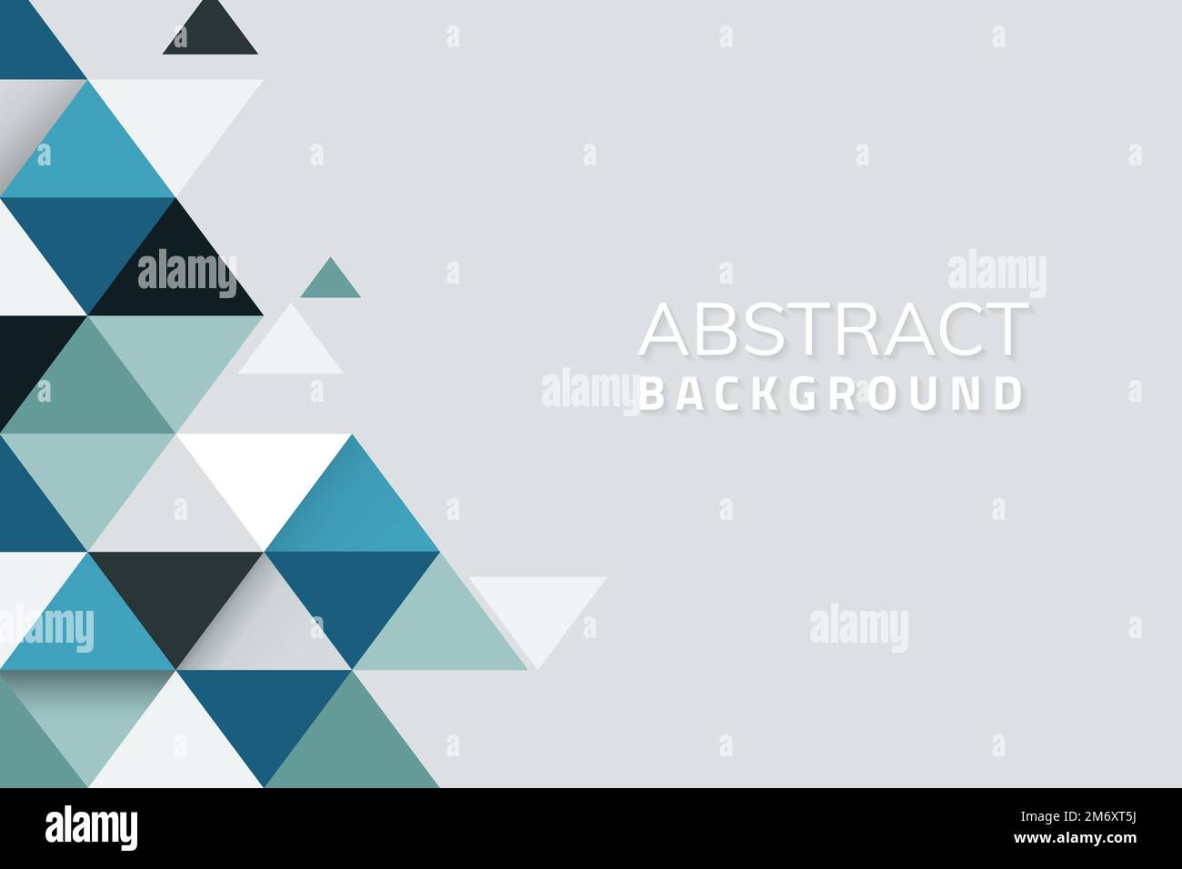 Abstract blue and green geometric background vector Stock Vector
