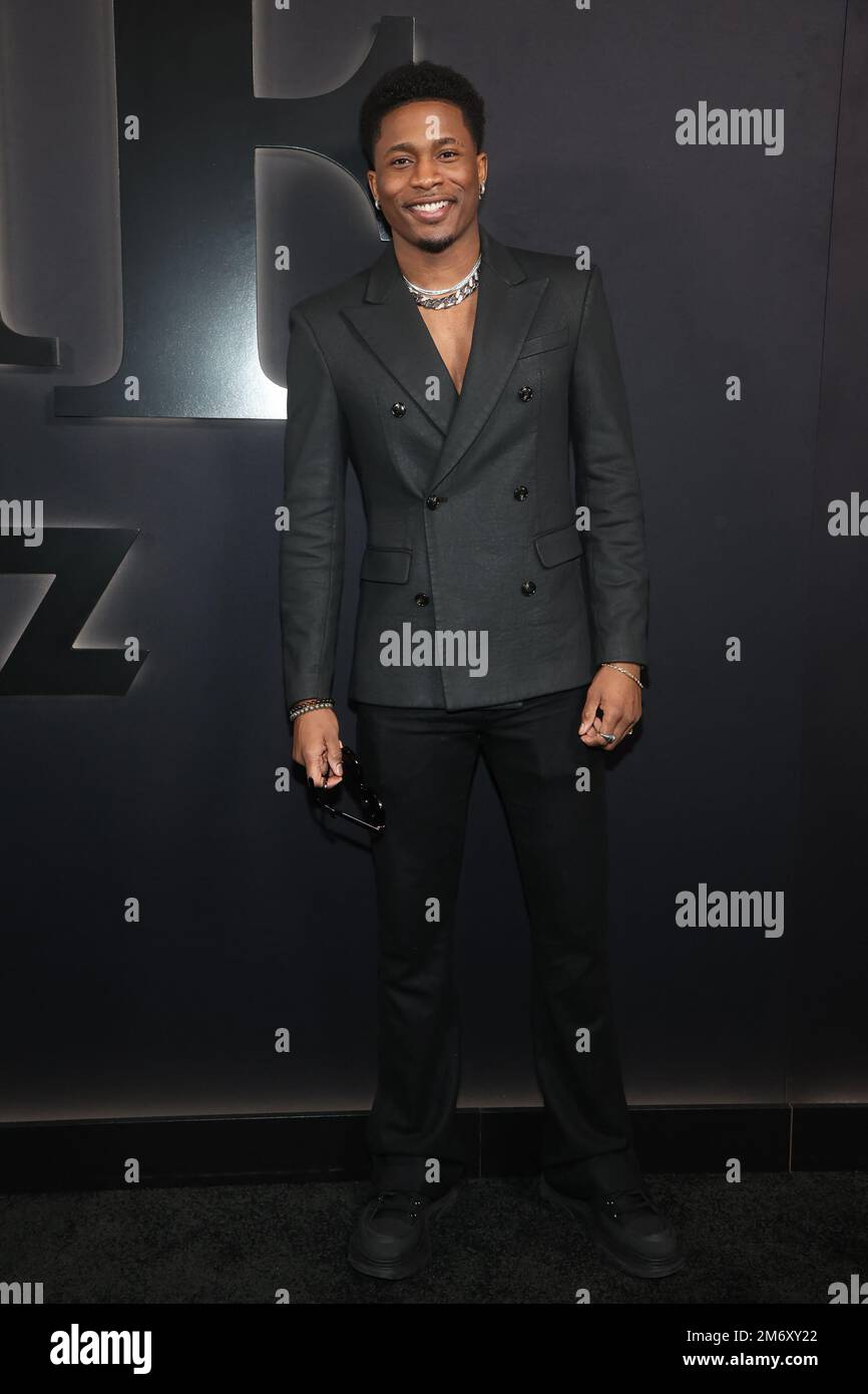 Hollywood, CA, USA on January 5, 2023. Da'Vinchi, at Premiere Of Starz 'BMF' Season 2 at The TCL Chinese Theatre in Hollywood, CA, USA on January 5, 2023. Photo by Fati Sadou/ABACAPRESS.COM Stock Photo