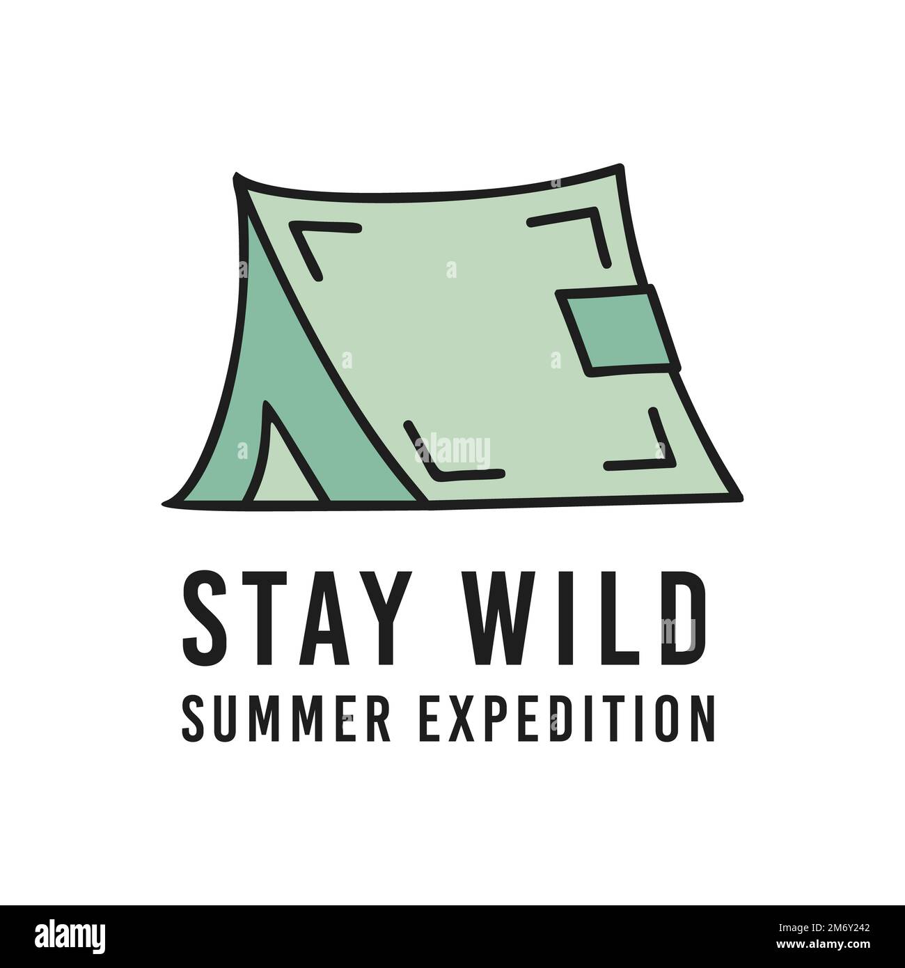 Tent icon simple style Cut Out Stock Images & Pictures - Alamy