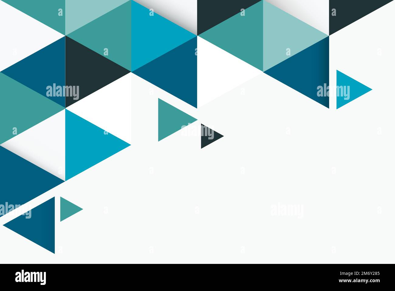 Abstract blue and green geometric background vector Stock Vector