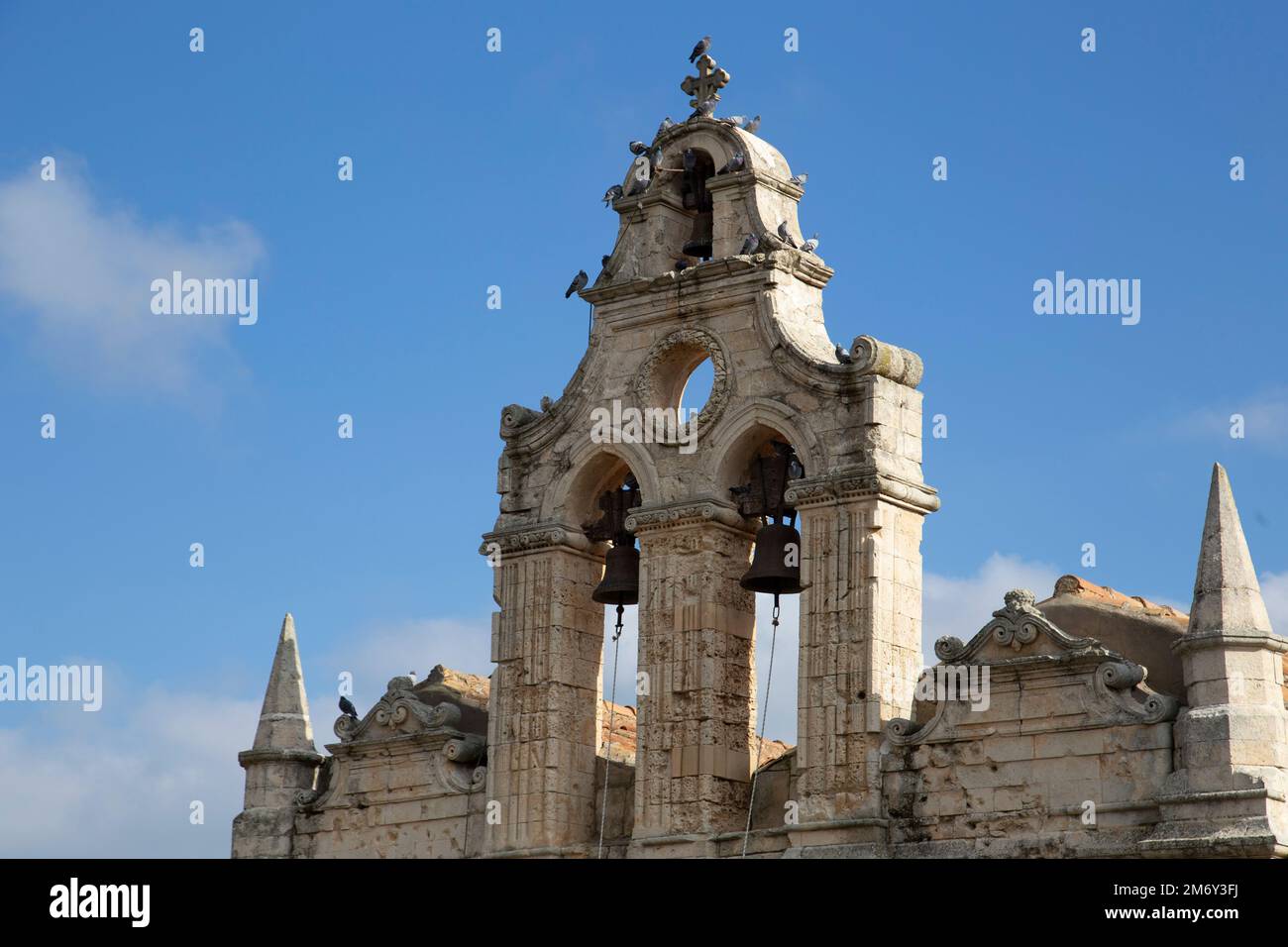 Arcadi Monastery Crete Greece - Stock Image