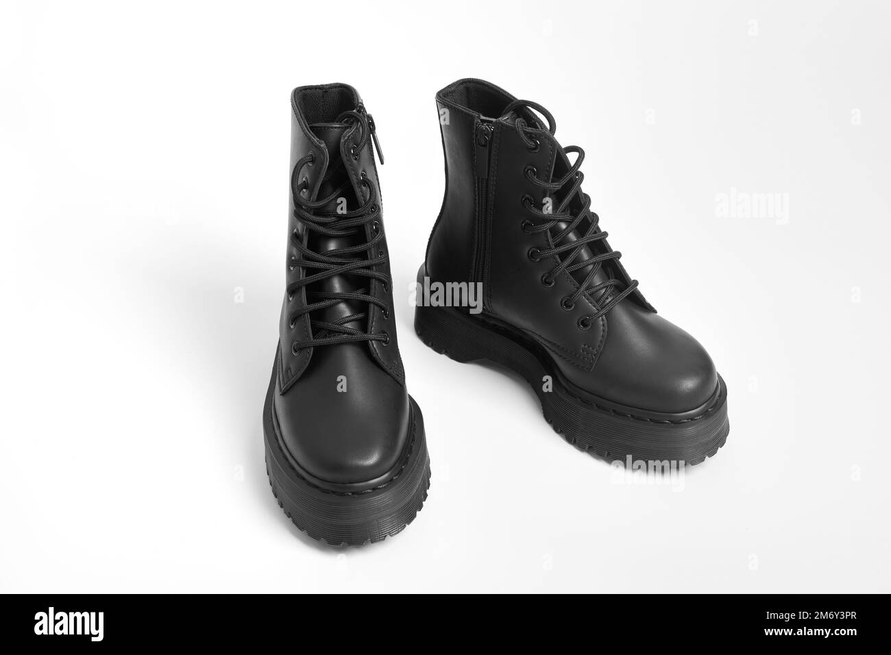 Platform shoes fashion Black and White Stock Photos & Images - Alamy