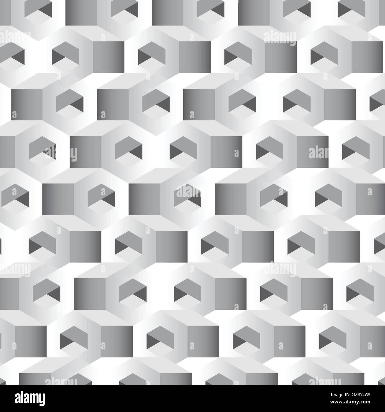 3D gray hexagonal patterned background vector Stock Vector