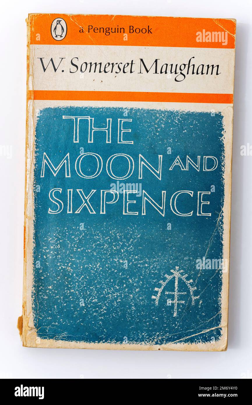The Moon and Sixpence by W. Somerset Maugham Stock Photo