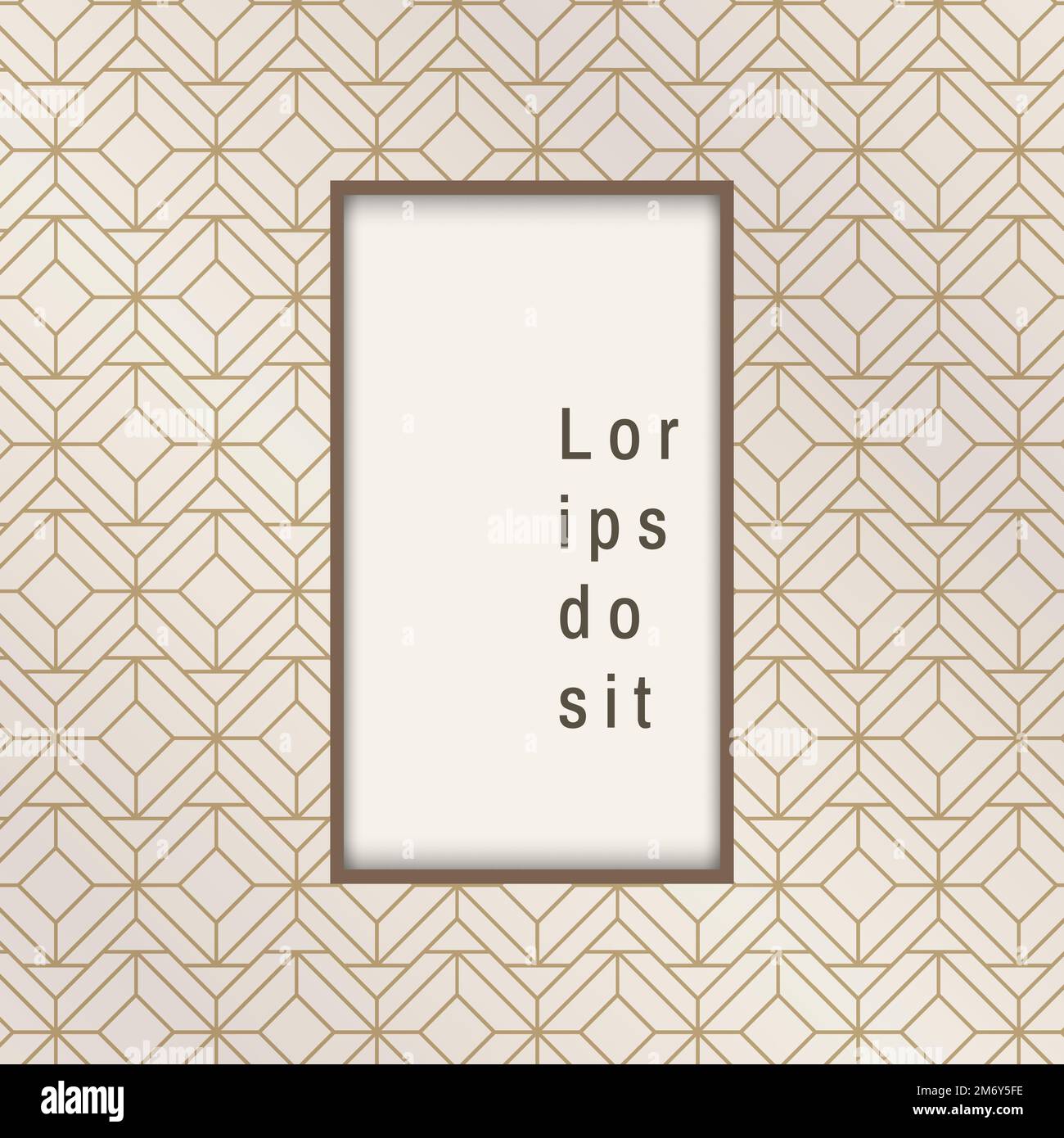 Modern gatsby pattern design vector Stock Vector