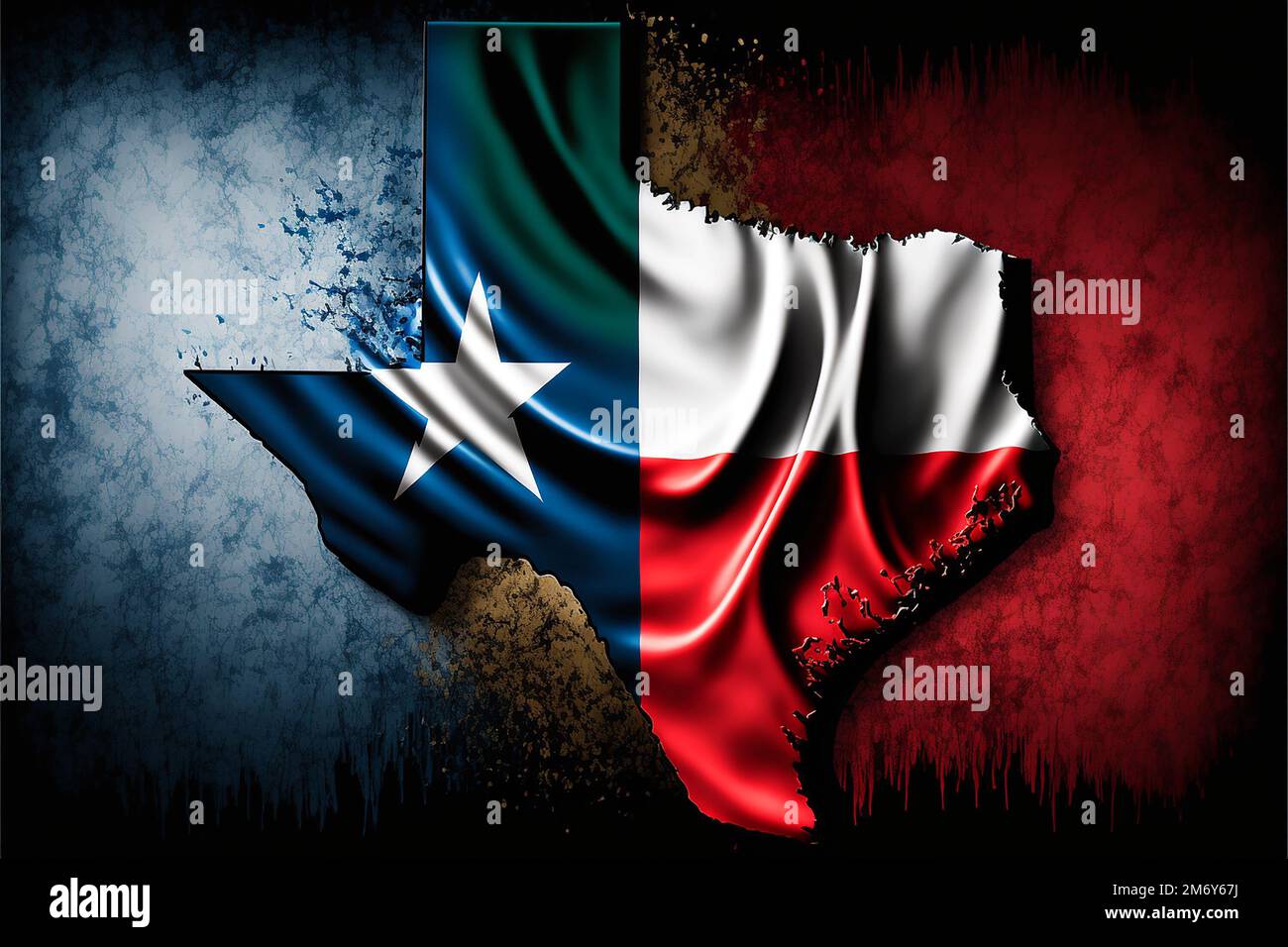 Texas state map flag hi-res stock photography and images - Alamy