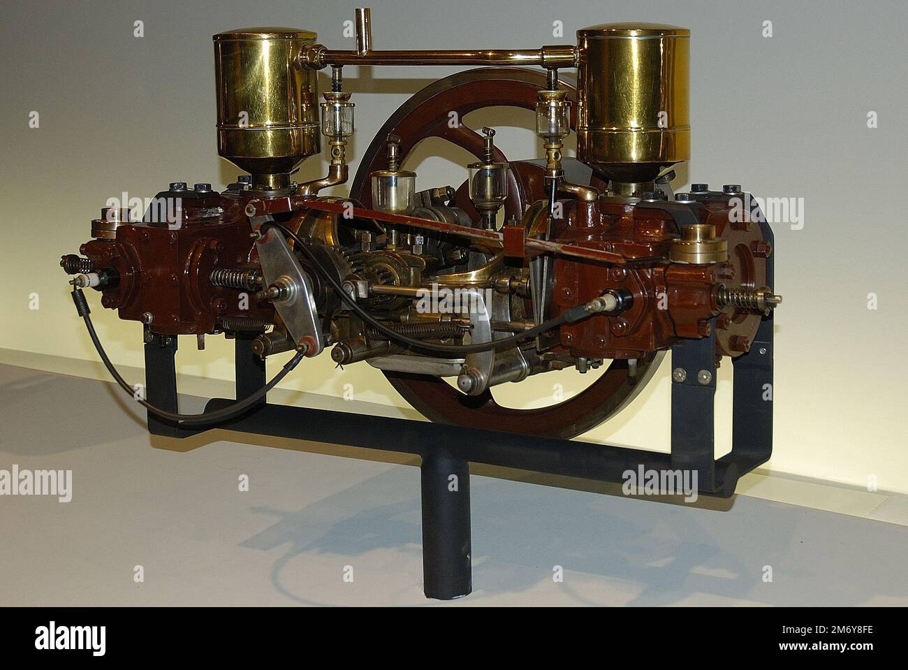 The first explosion gasoline engine for car Stock Photo Alamy