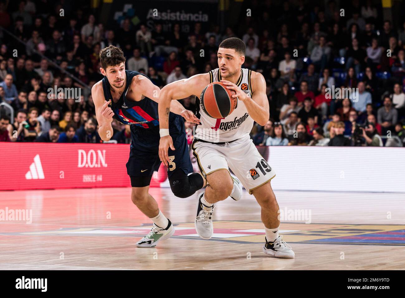 Barcelona, Spain 05/01/2023, Iffe Lundberg of Virtus Segafredo