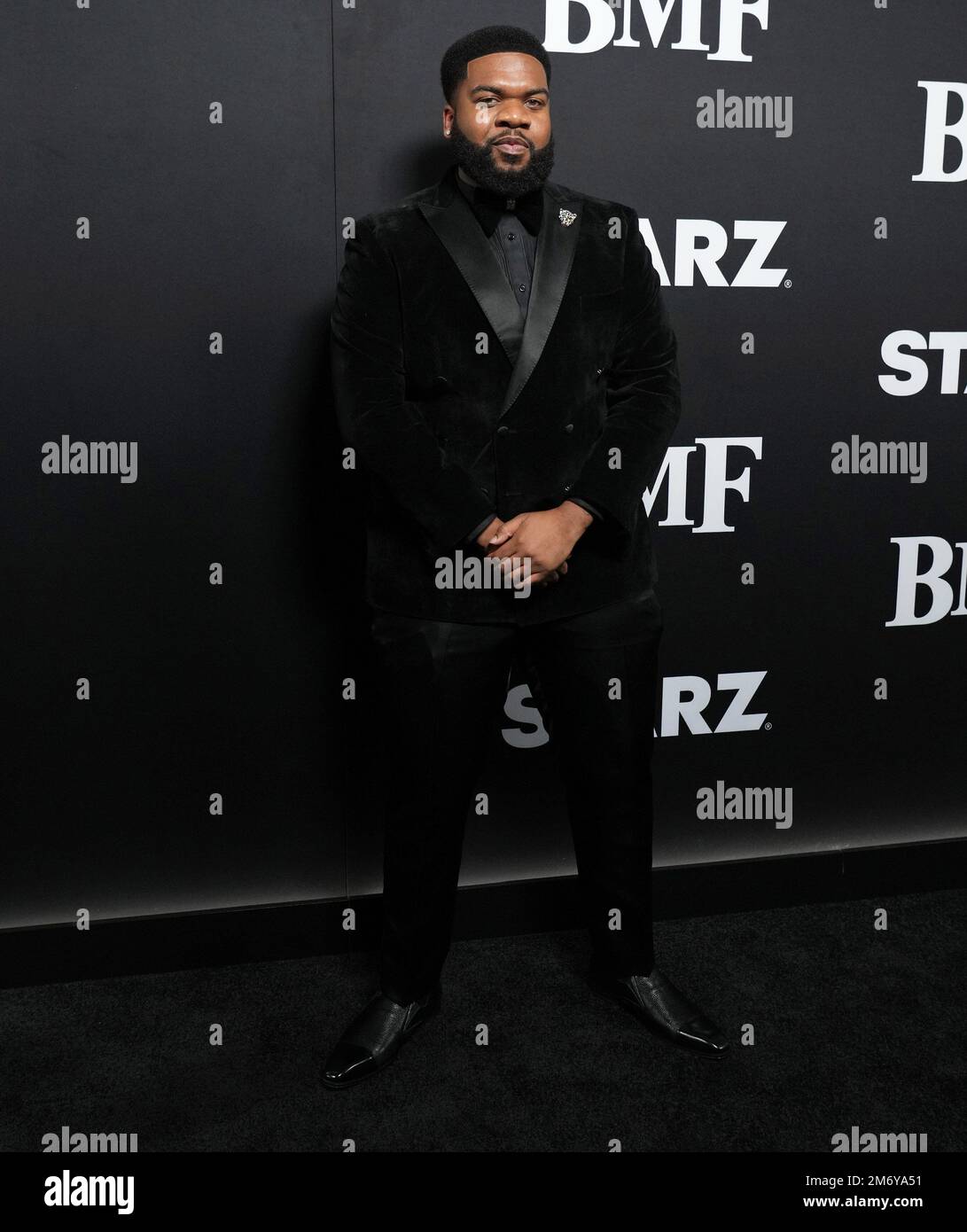 Hollywood, CA January 5, 2023. Rashal James arrives at the Starz 