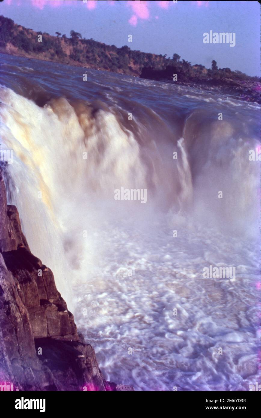 The Dhuandhar Falls (धुआंधार) is a waterfall in Jabalpur district in