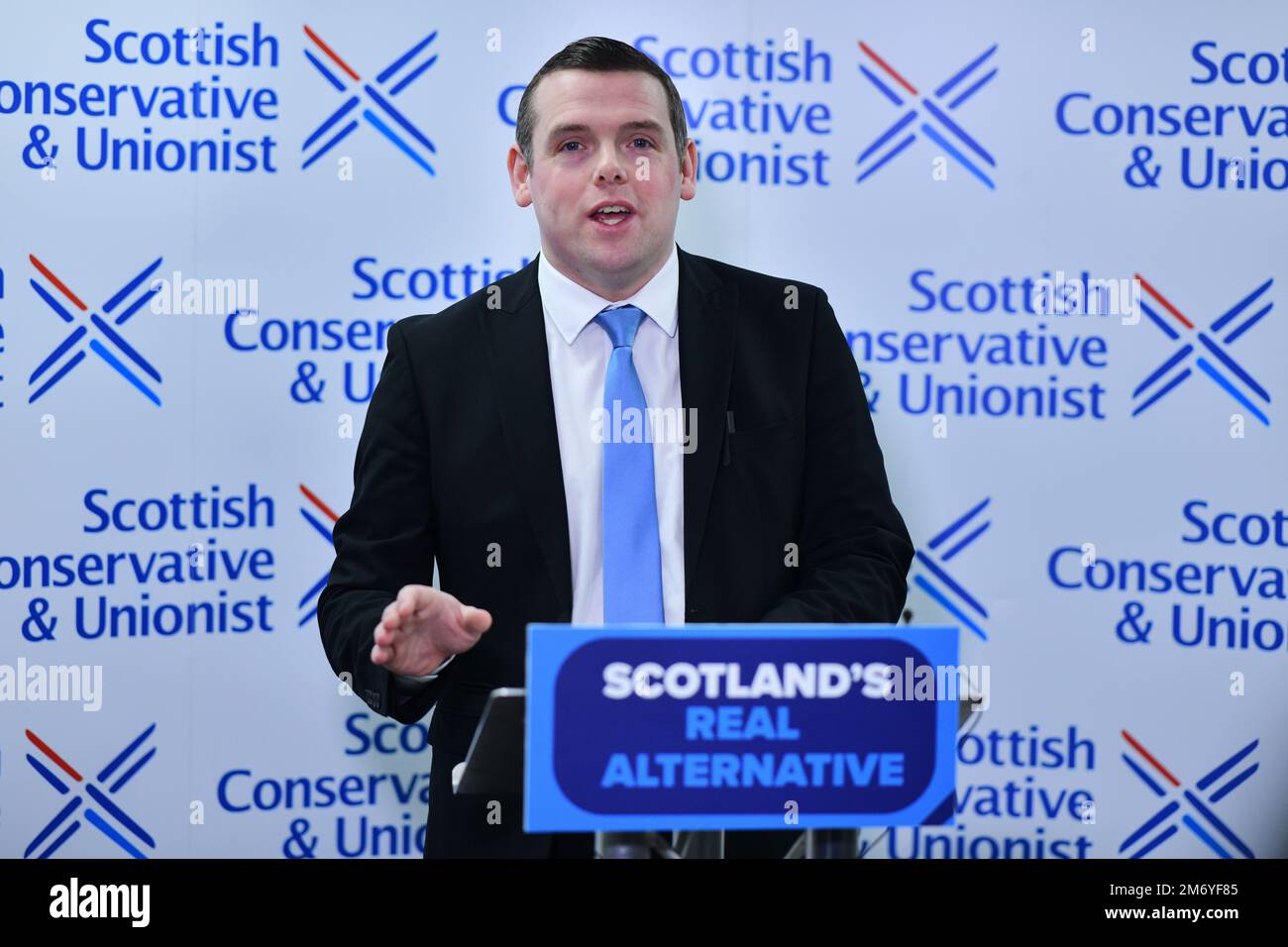 Edinburgh Scotland, UK 06 January 2023. Leader of the Scottish ...