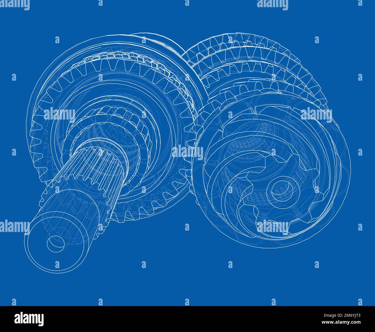Gearbox sketch. Vector Stock Vector Image & Art Alamy
