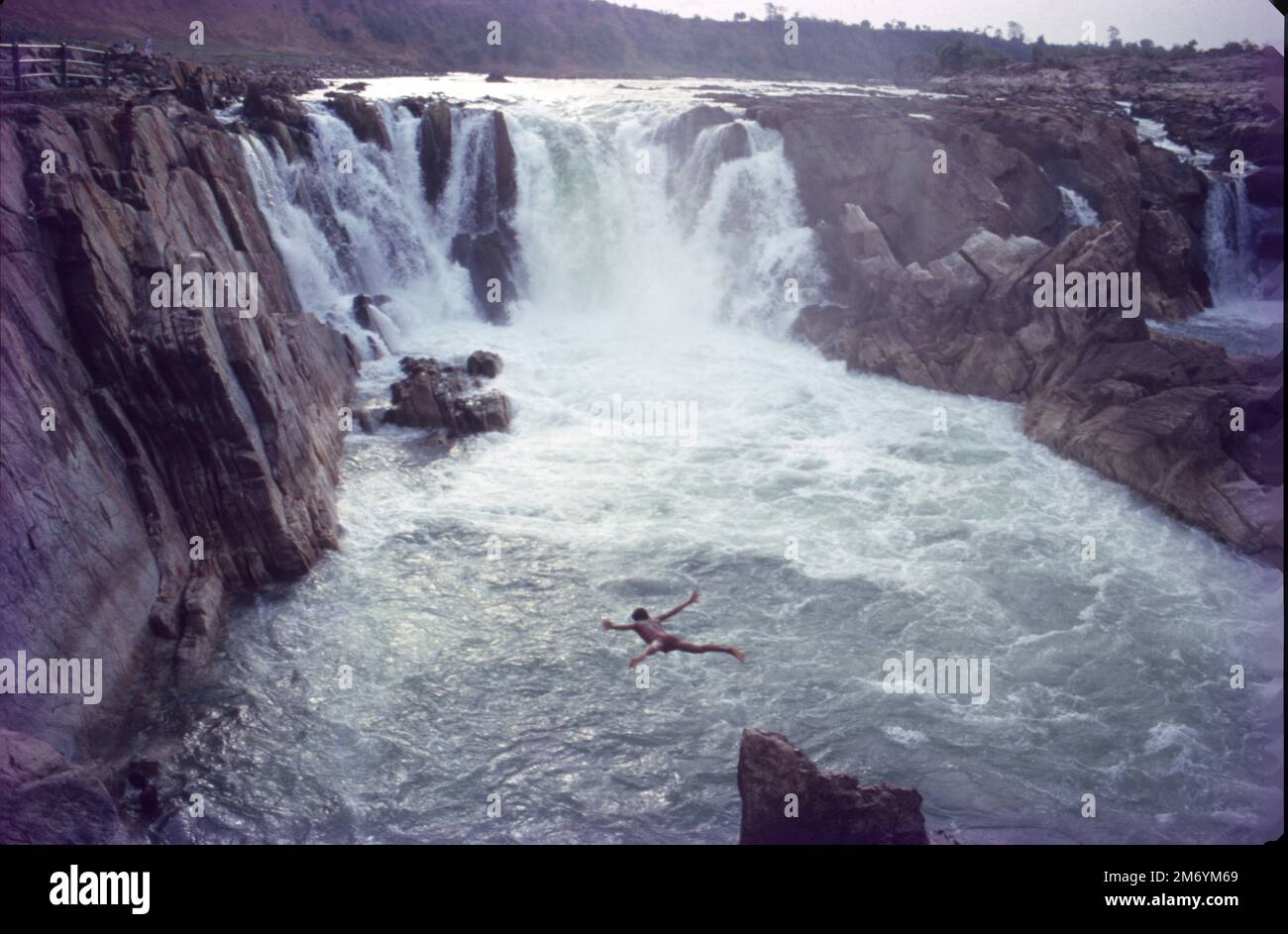 The Dhuandhar Falls (धुआंधार) is a waterfall in Jabalpur district in