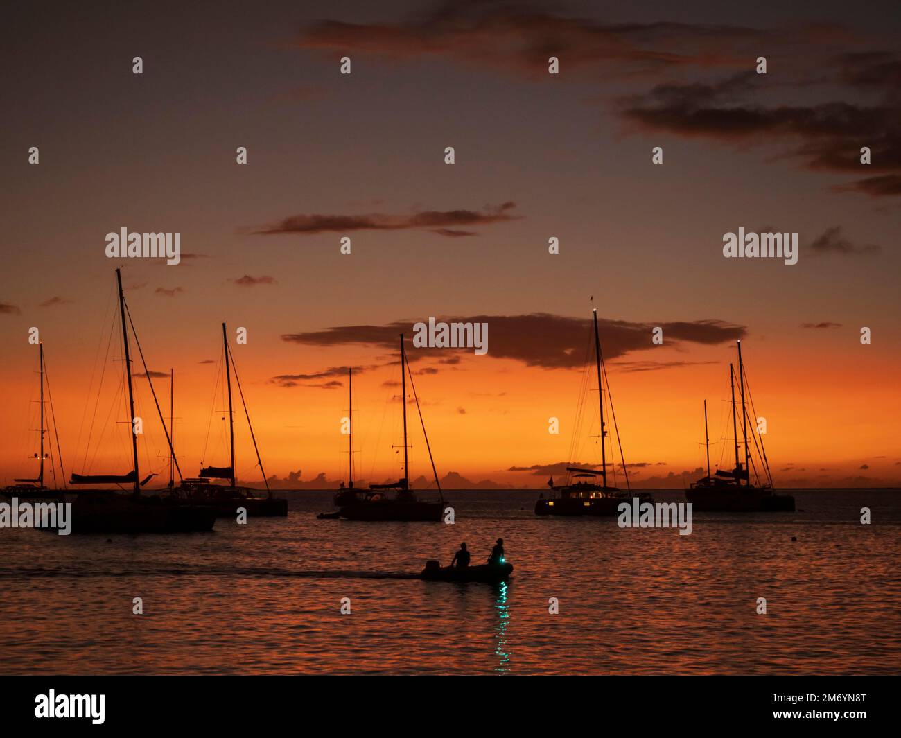 Bequia, Admiralty Bay, Port Elizabeth Stock Photo Alamy