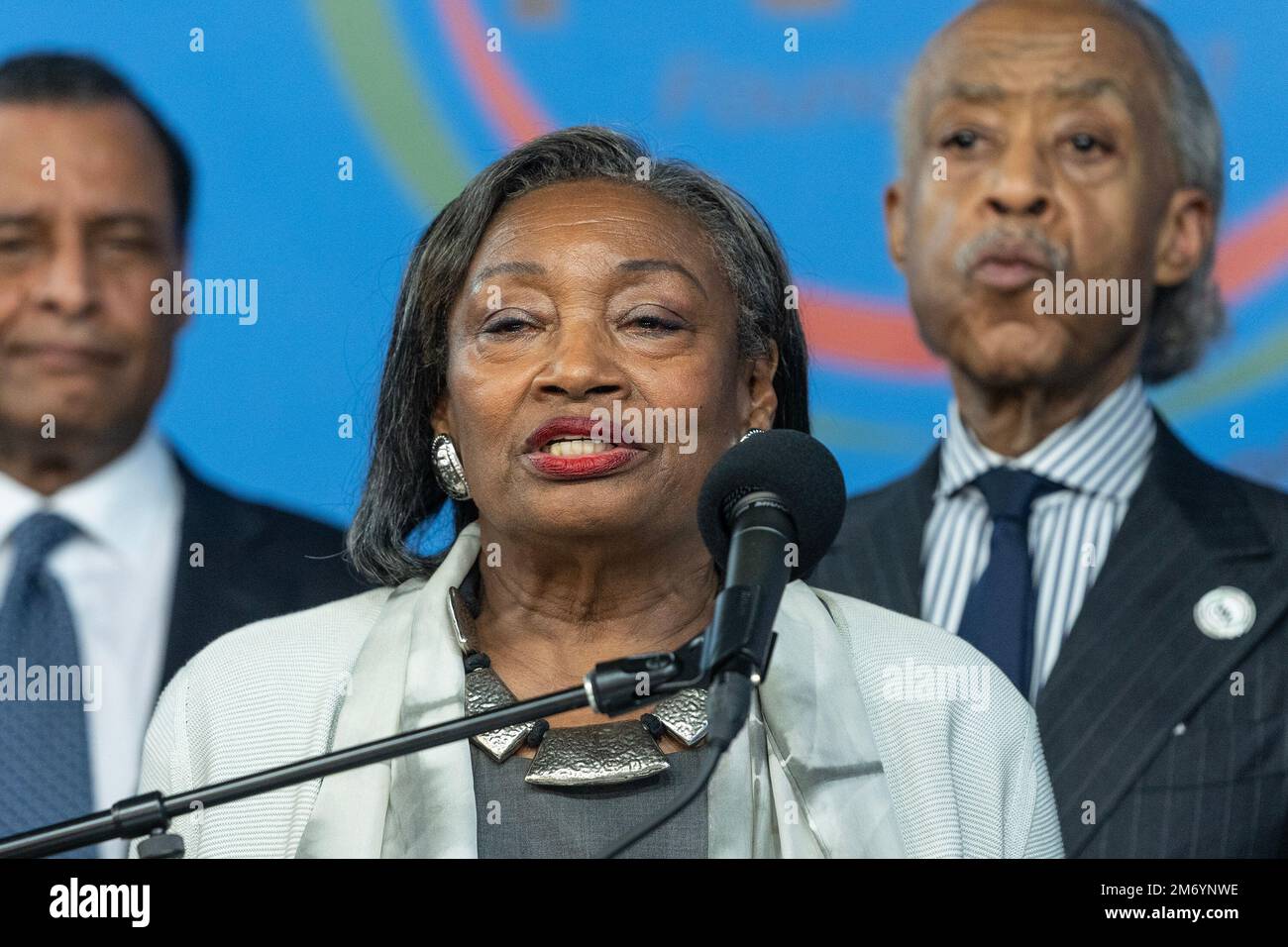 New York, United States. 05th Jan, 2023. Senate Majority Leader Andrea