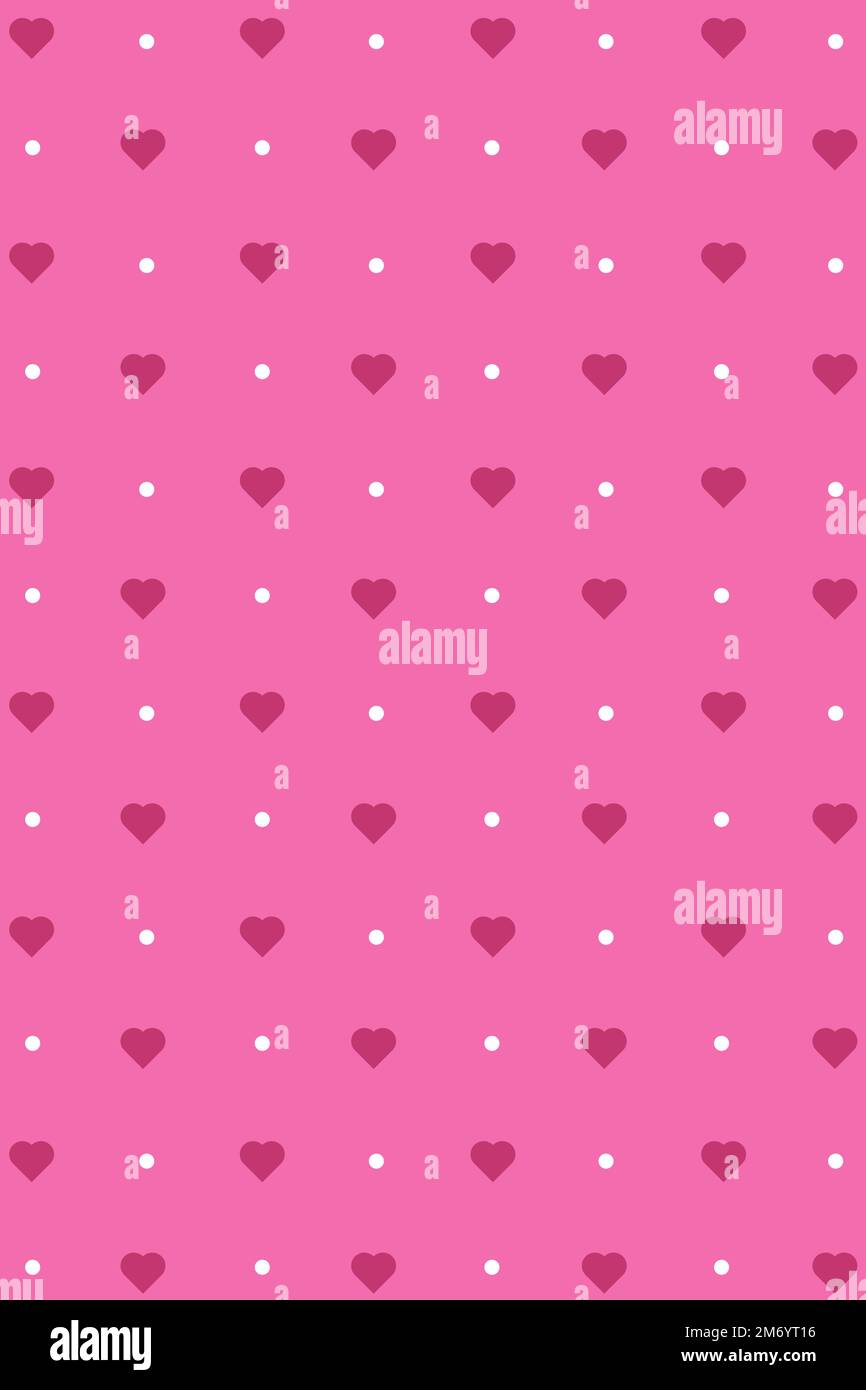 Abstract seamless pattern with hearts. Hearts seamless pattern. Universal print. Vector illustration Stock Vector