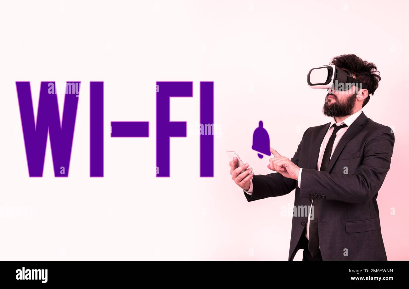 Inspiration showing sign Wi Fi. Word for radio technologies commonly ...