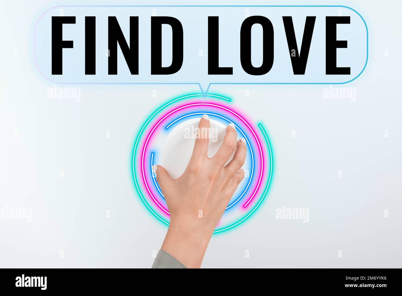 Conceptual caption Find Love. Conceptual photo affection for another ...