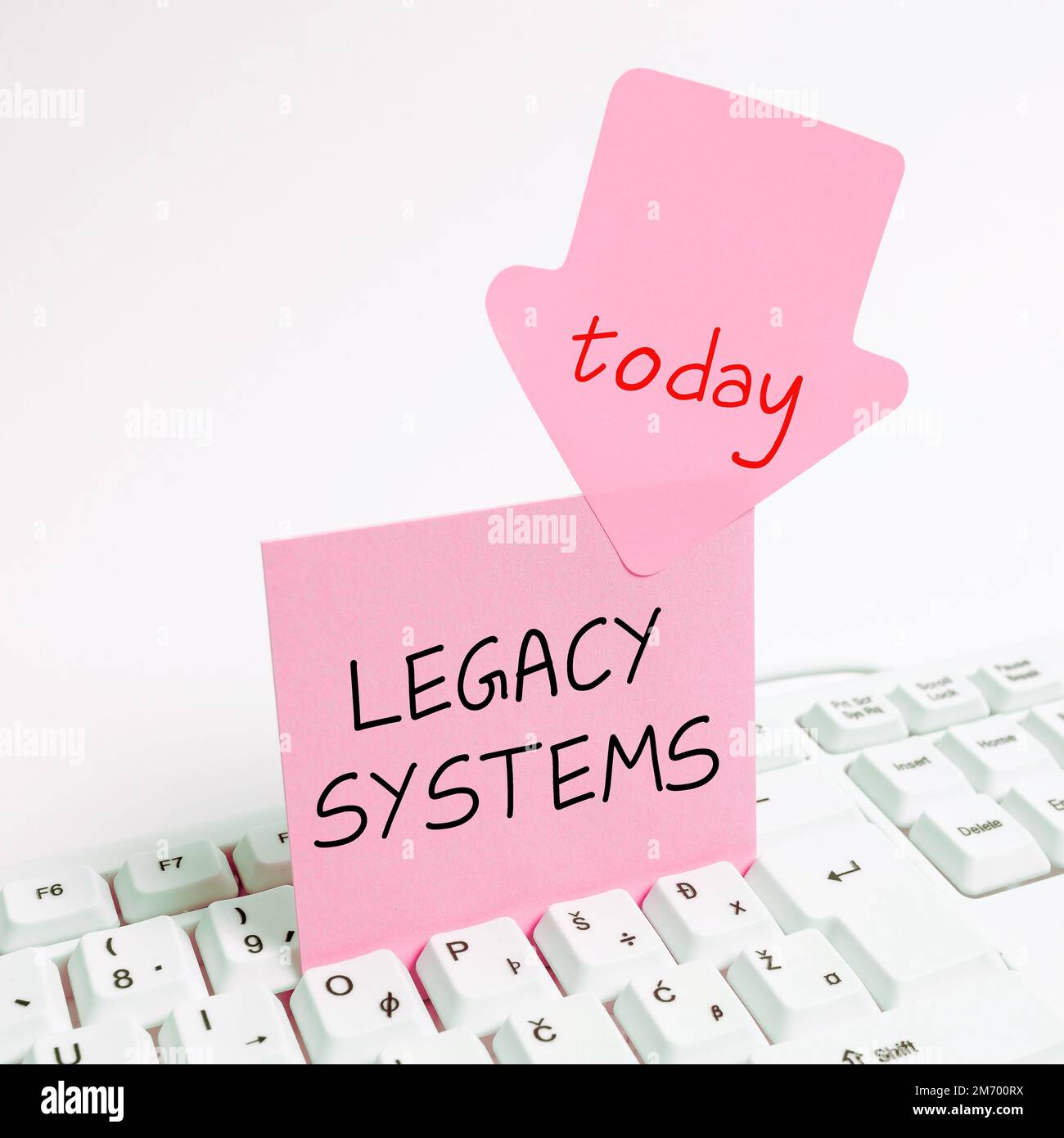 Legacy Program Text Writing displaying text Legacy Systems. Internet Concept old method ...