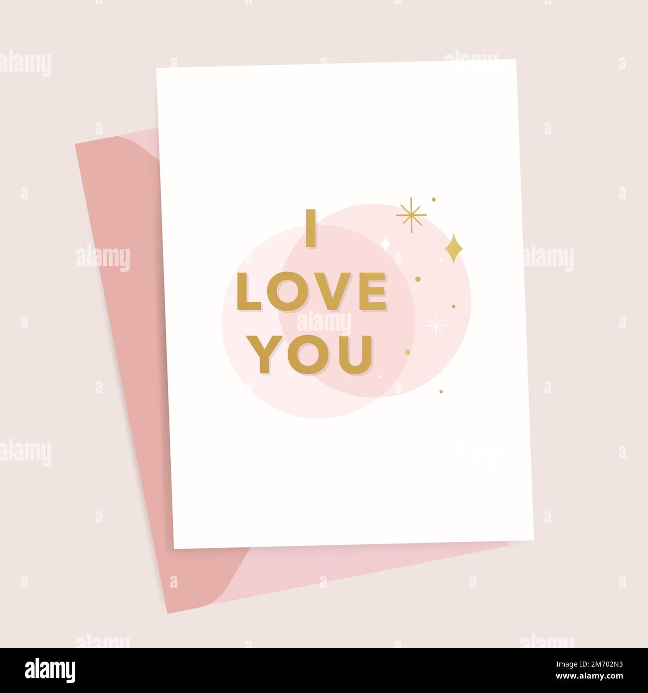 I love you card vector Stock Vector Image & Art - Alamy