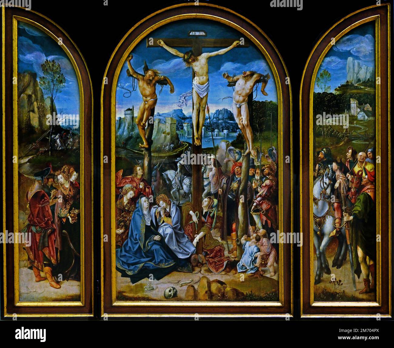 The Crucifixion 1520-1527 , Cornelis Engebrechtsz 1462 - 1527 and ...