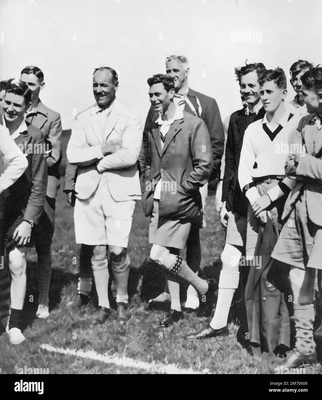 The Duke of York (1895-1952), the future King George VI,visiting the Duke of York Camp for Boys, Southwold, Suffolk, 1936. Stock Photo