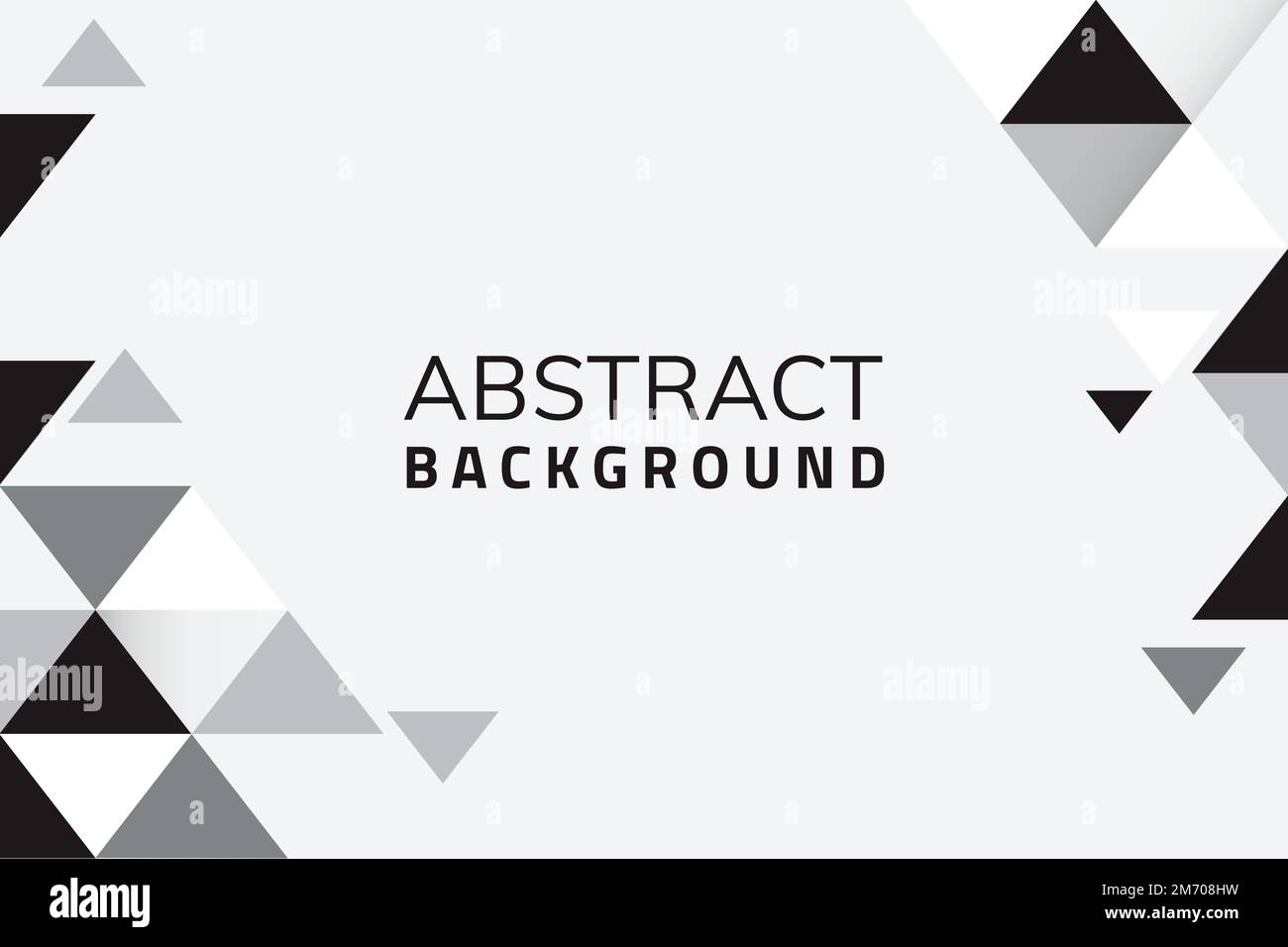 Abstract black and white geometric background vector Stock Vector Image ...