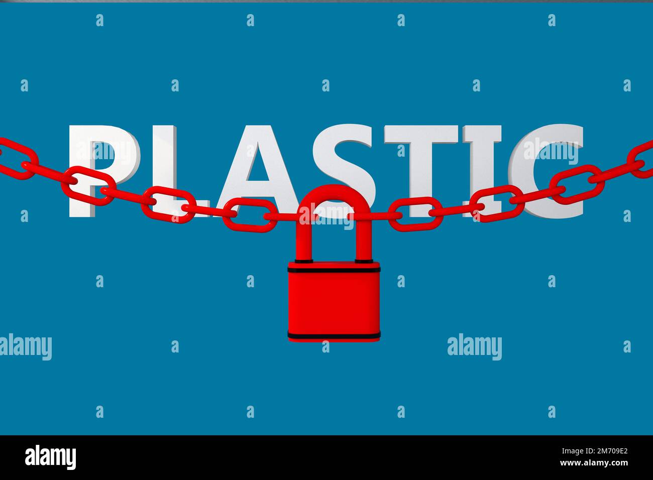 3d rendering chain plastic hi-res stock photography and images - Alamy