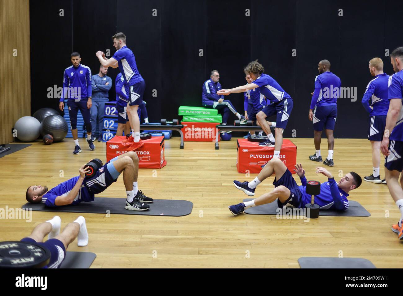 Rovinj, Croatia, January 06, 2023. Dinamo Zagreb Players train during Dinamo Zagreb Training